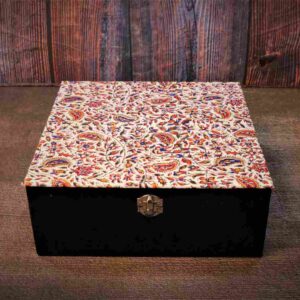 جعبه گلدان جیر و ترمه کرم